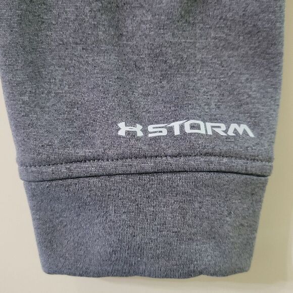 Youth Under Armour Storm Full-zip Gray Athletic Performance Jacket - Picture 10 of 14